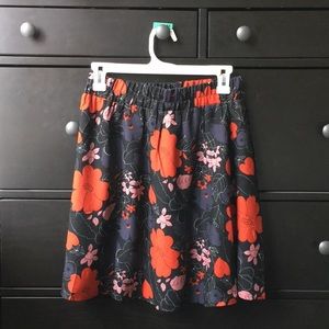 Floral Pattern ModCloth High Waisted Skirt